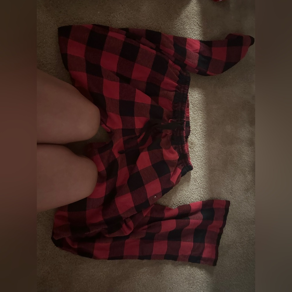 xmas plaid pants